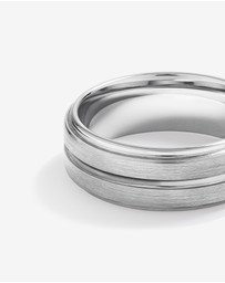 Michael Hill - 8mm Patterned Wedding Band in Tungsten