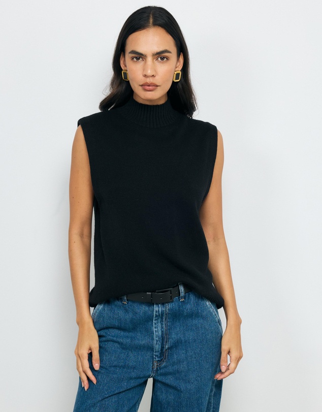 AERE - Pili Wool Cotton Knit Vest