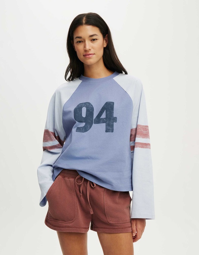 Cotton On Body Active - Active Graphic Raglan Tee