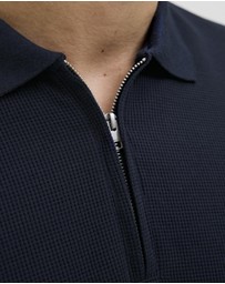 Jack & Jones - Austin Zip SS Polo