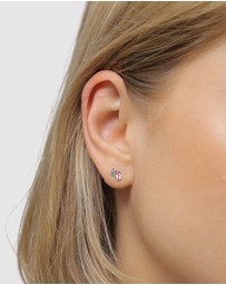 Elli Jewelry - Earrings Stud Crystal 925 Sterling Silver