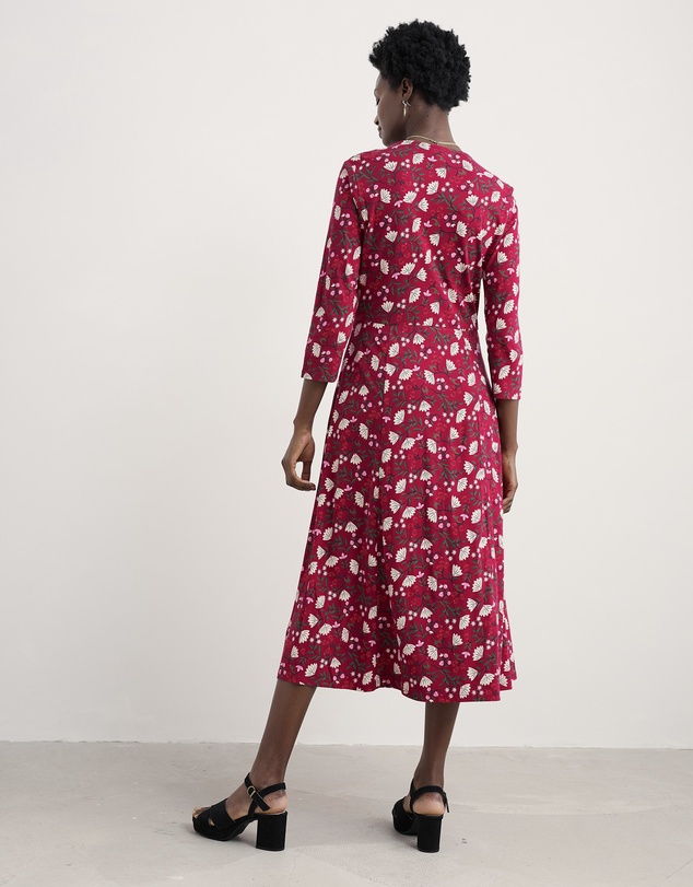 Seasalt - Seasalt Cornwall Red 3/4 Nancy Dress