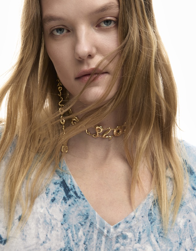 Desigual - Fine collage sweater