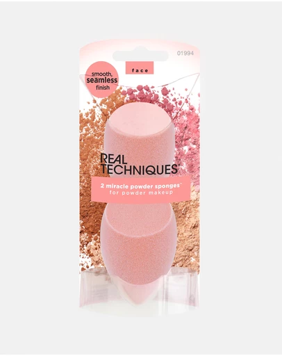 Real Techniques - Miracle Powder Sponge 2 Pack