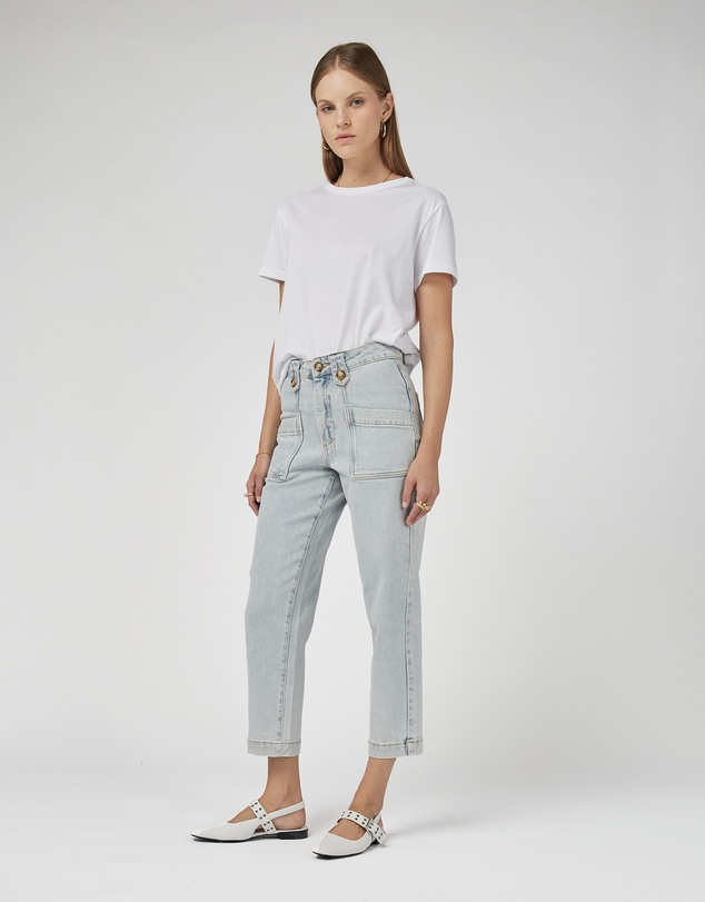 DRICOPER DENIM - Stella Stretch High Waisted Denim Trousers