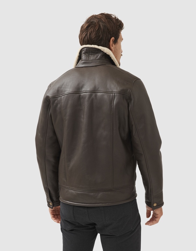 Rodd & Gunn - Arrowtown Shearling Leather Jacket