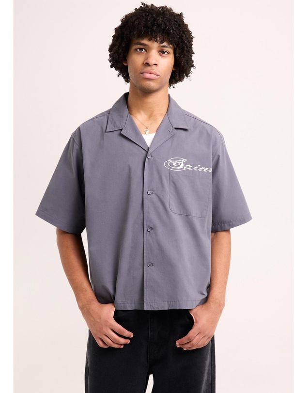 Black Noise White Rain - El Porter Short Sleeve Shirt