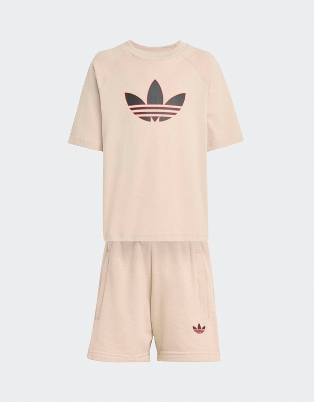 adidas Originals - Trefoil Loose Shorts and Tee Set - Kids-Teens