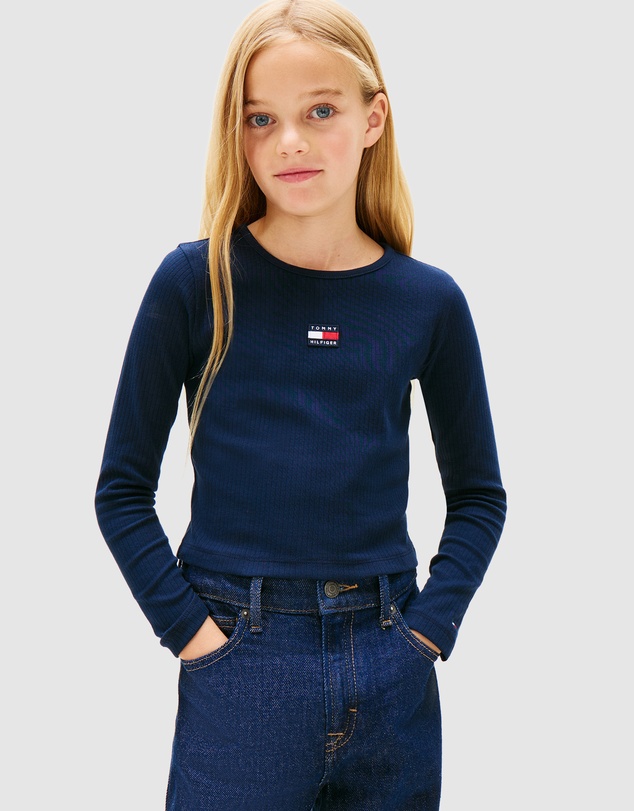 Tommy Hilfiger - Heritage Extra Slim LS T-Shirt - Kids