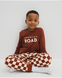 Country Road - Australian Cotton Check Print Pyjama