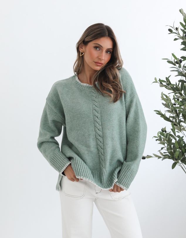 Esther & Co - Nasheia Knit - Sage