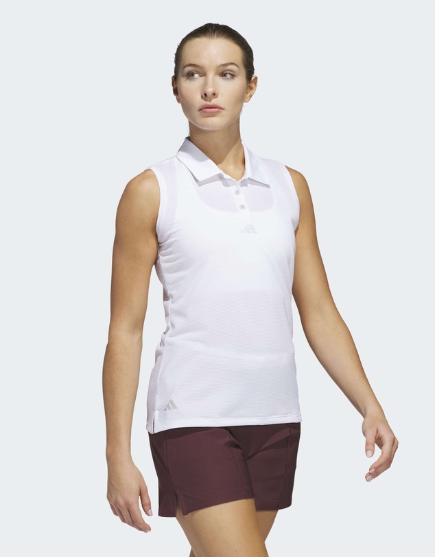 adidas Performance - Solid Ottoman Polo Shirt Womens