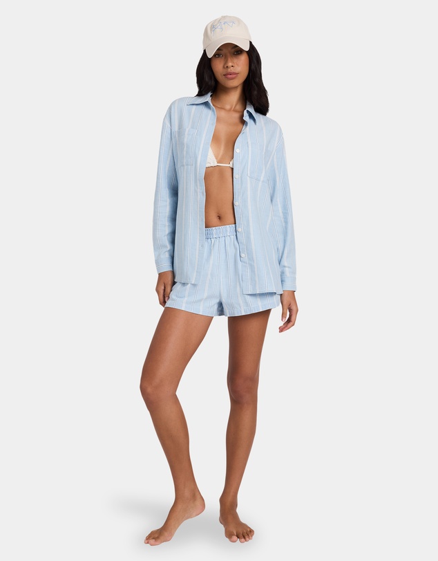 Billabong - Salt Air Stripe Long Sleeve Shirt