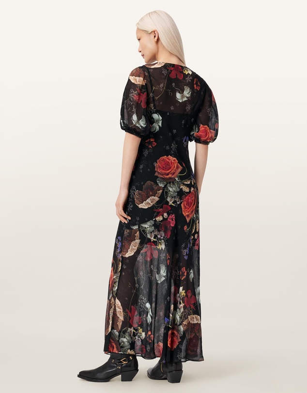 AllSaints - Tiwa Silk-Blend Dress