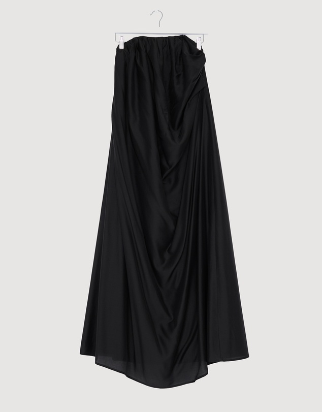 Revibe - Repaired Minima Esenciales Lana Draped Maxi Dress - AU 6