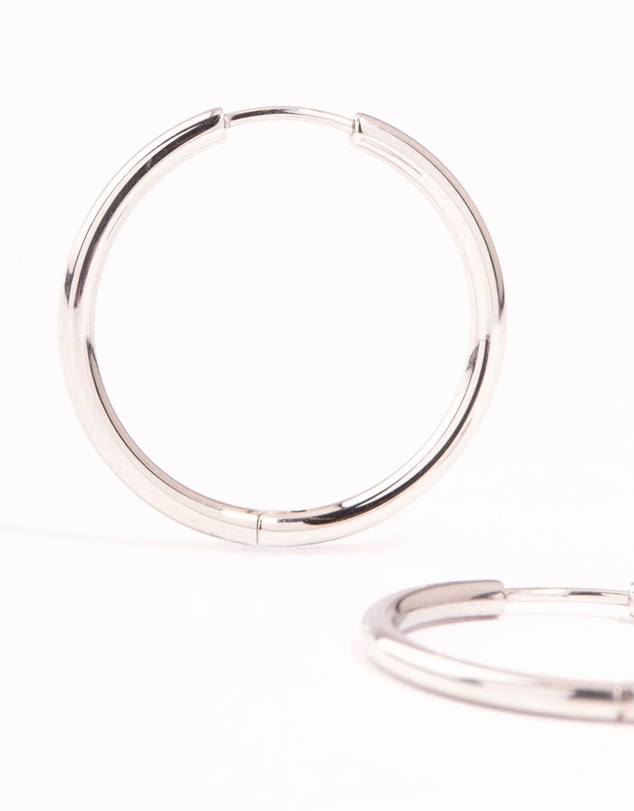 Lovisa - Surgical Steel Polished Hoop Earrings