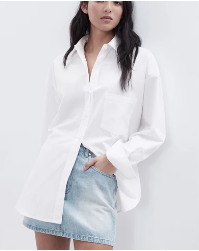 UNISON - Denim Mini Skirt