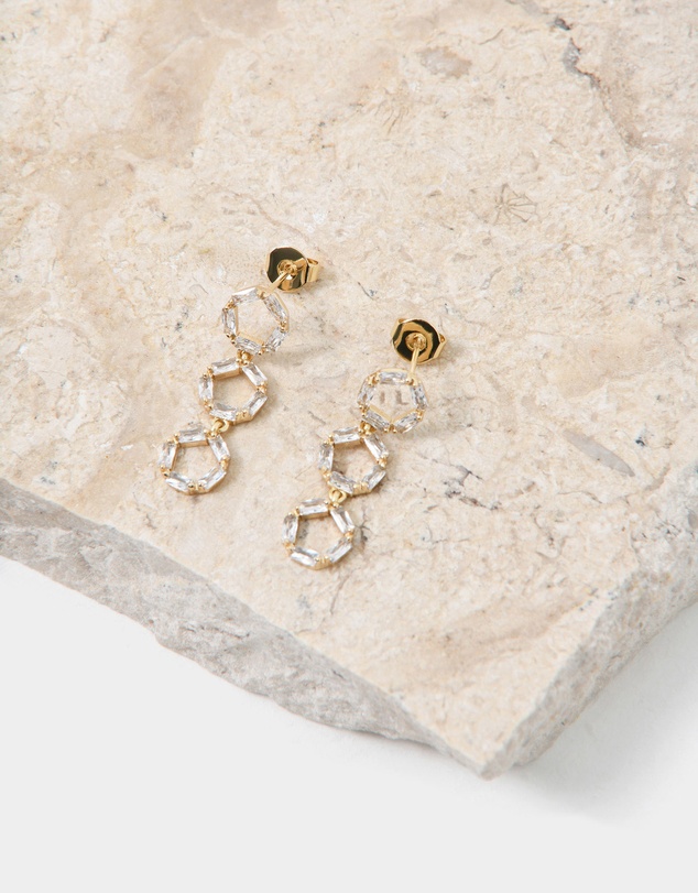 Forcast - Naya 16k Gold Plated Earrings