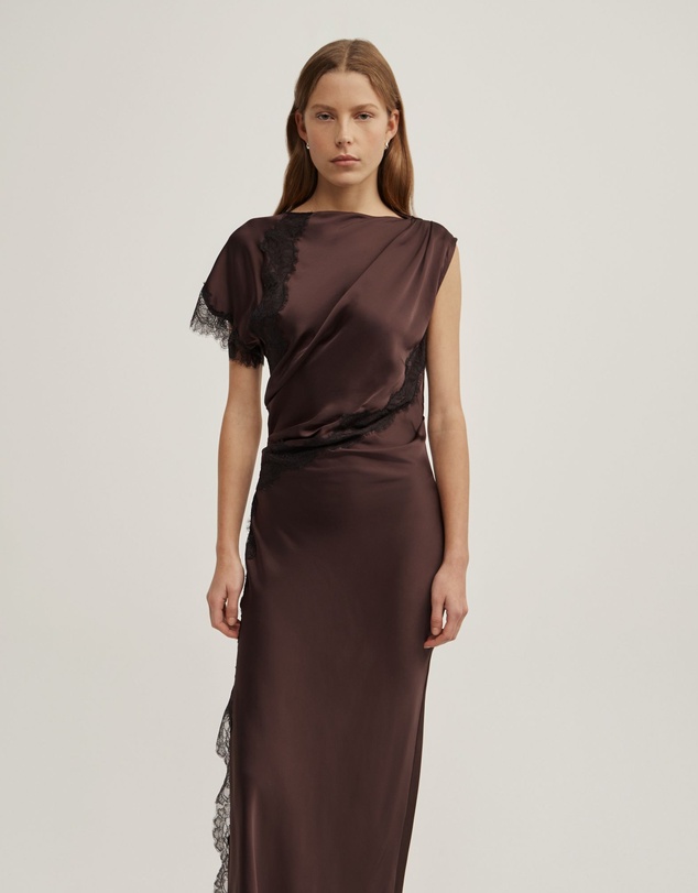 Witchery - Asymmetric Lace Dress