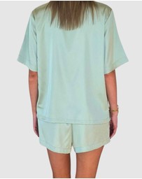 SILK MAGNOLIA - Silk Satin Pyjamas