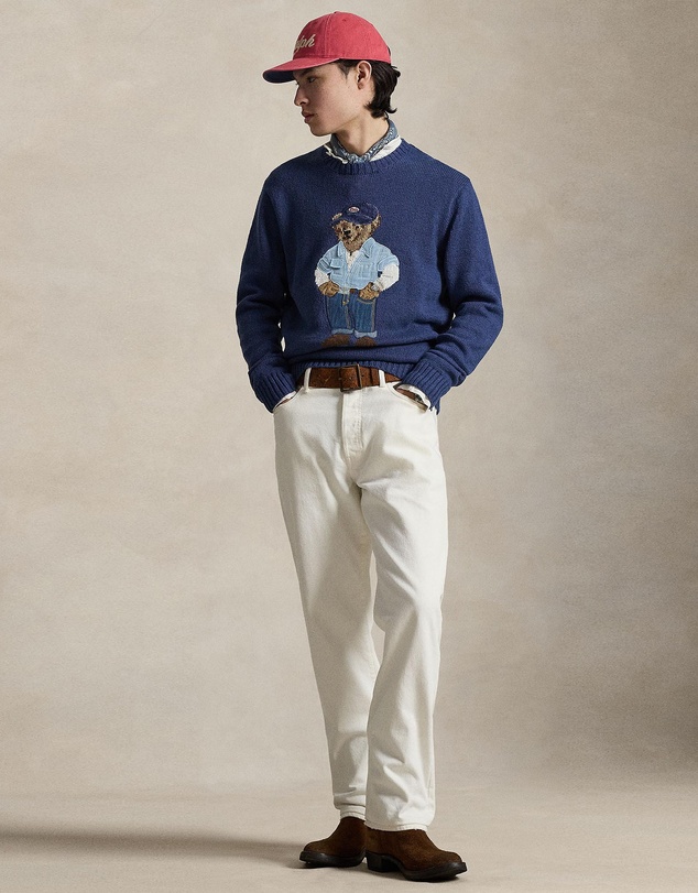 Polo Ralph Lauren - Polo Bear Linen-Cotton Sweater