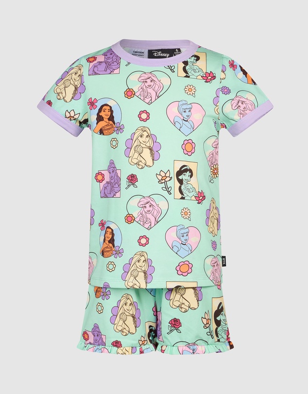 Rock Your Kid - Disney Princess Bow Short Pyjama Set - ICONIC EXCLUSIVE - Kids-Teens