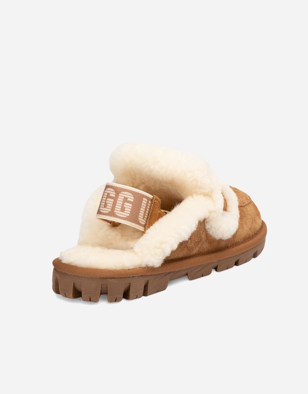 Ozwear Connection Uggs - Ugg Violet Heritage Shearling Slipper Elastic Logo Strap (Detachable)
