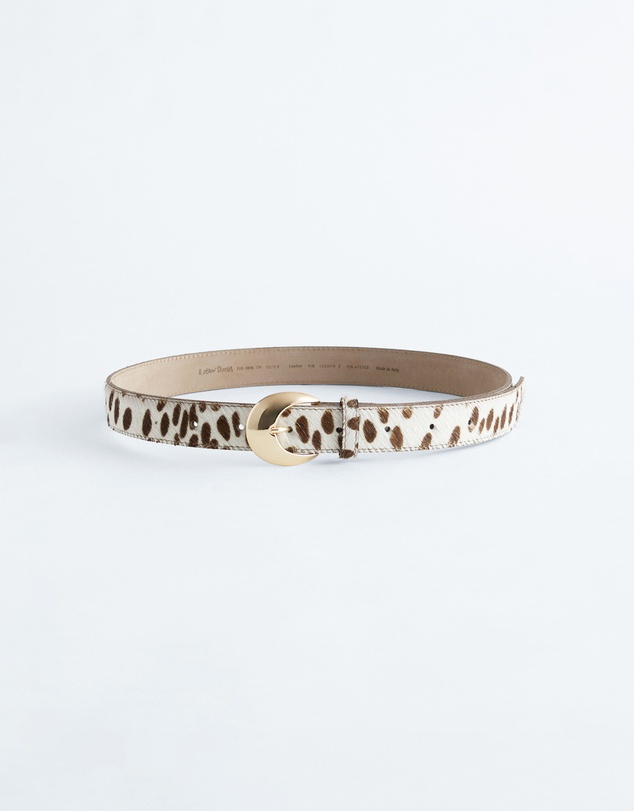 & Other Stories - Cow-Print Leather Belt