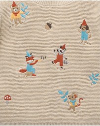 Purebaby - Woodland Jumper -Kids-Babies