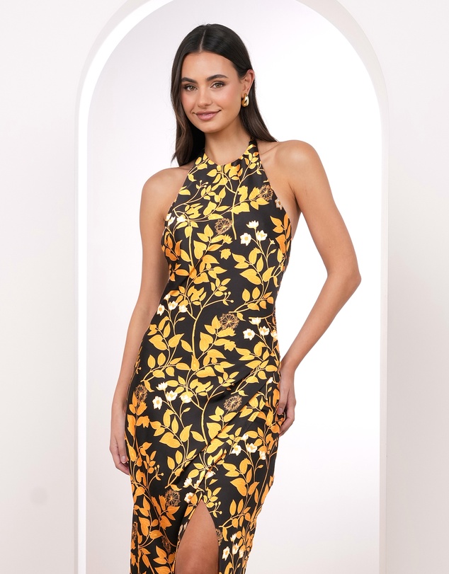 Pilgrim - Hannah Halter Neck Maxi Dress