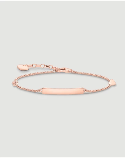 THOMAS SABO - Bracelet Classic With Heart & Infinity Rose Gold