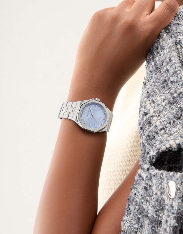 GUESS - Guess Ladies Silver Tone 34mm Analogue Watch