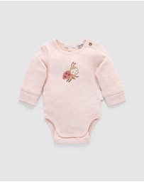 Purebaby - Applique Bodysuit -Kids-Babies