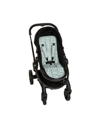 All 4 Ella - Pram Liner Gingham Sage