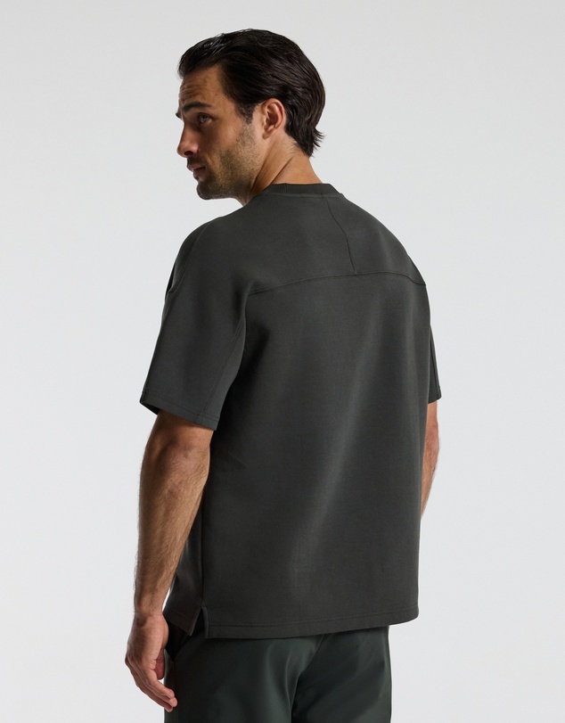 Calibre - Loose Fit Monogram Sweat T-shirt Khaki
