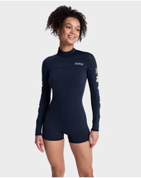 Roxy - Womens 2mm Swell Back Zip Natural Long Sleeve Springsuit