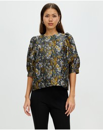 Grace Willow - Rei Jacquard Blouse