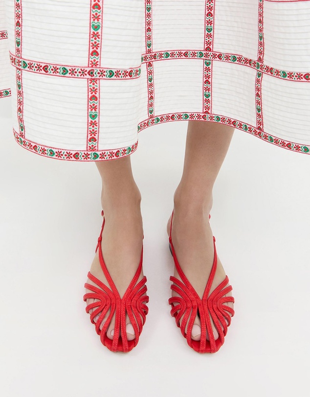 Loeffler Randall - Devon Lattice Slingback Sandal