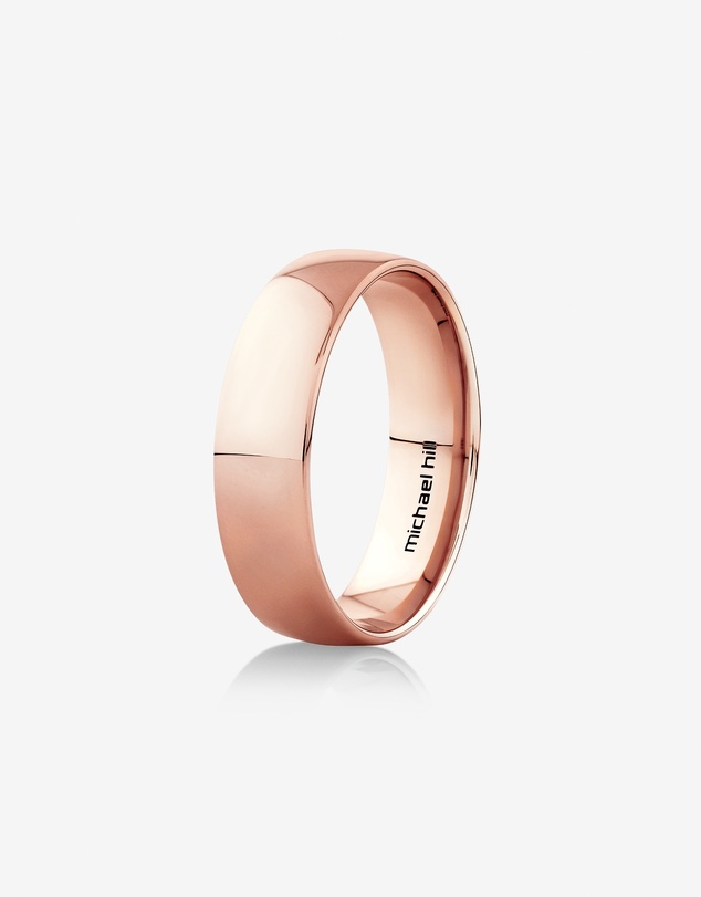 Michael Hill - Half Round Wedding Band in 10kt Rose Gold