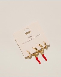 Rubi - 2Pk Mid Earring
