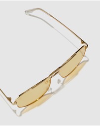 Hawkers Co - HAWKERS - Gold Yellow CAD Sunglasses for Men and Women UV400