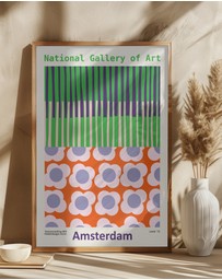 Olive et Oriel - National Gallery Of Art Amsterdam by Annick Art Print
