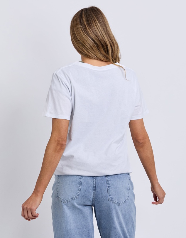 Foxwood - In Bloom Tee White