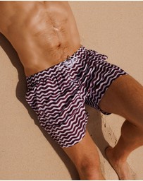 Swim Shady - Maroon Tide Swim Shorts