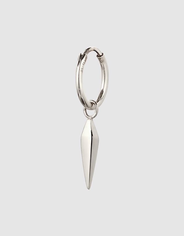 Kuzzoi - ICONIC EXCLUSIVE - Earrings Men Single Hoop 925 Sterling Silver