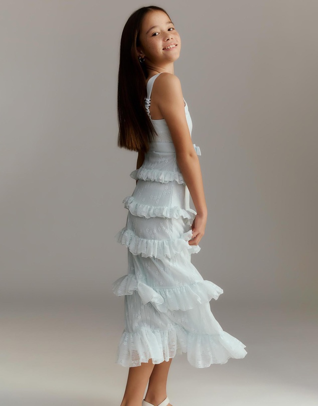 Bardot Junior - Alicia Tiered Maxi Dress - Kids-Teens