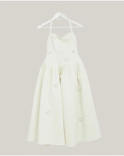 Revibe - Repaired BY JOHNNY. Anita Spot Halter Dress - AU 8