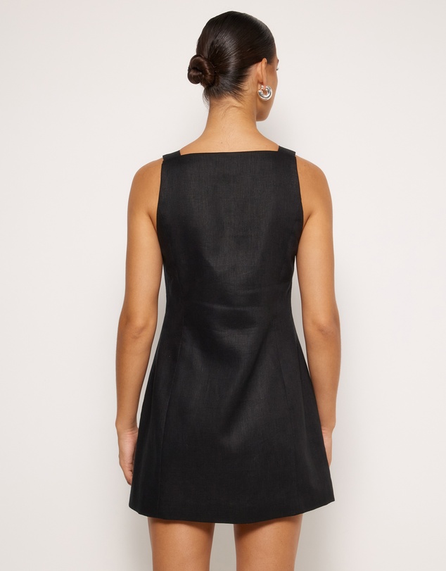 AERE - Sian Linen Mini Dress