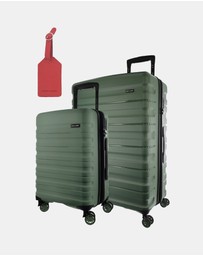 Pierre Cardin - Pierre Cardin Grande Hard Shell Medium and Cabin Bundle 2-Piece Set