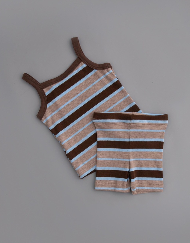 Tiny Trove - Vivi Cotton Rib Pointelle Set - Babies